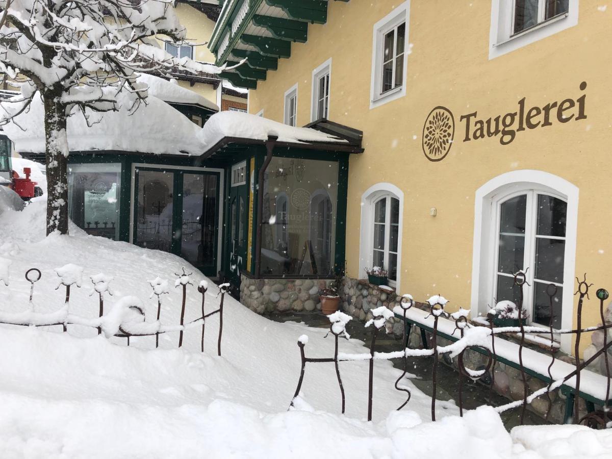 Tauglerei Appartement Enzian In Den Zauberbergen Sankt Koloman エクステリア 写真